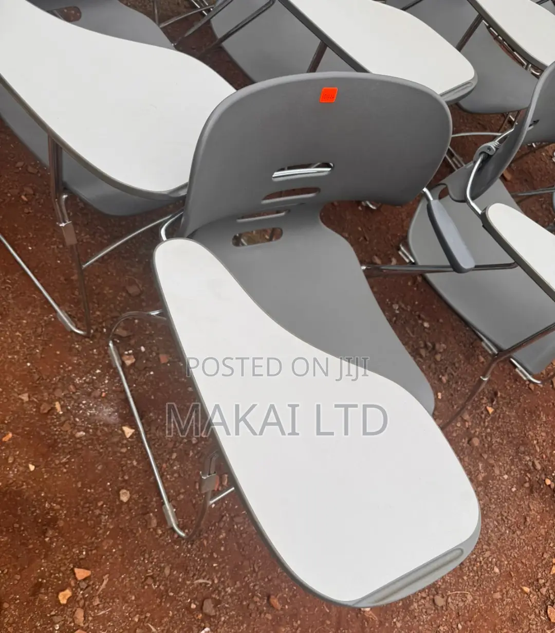 Ergonomic Shell Classroom/ Training Chair With Flip-Up Writing Tablet