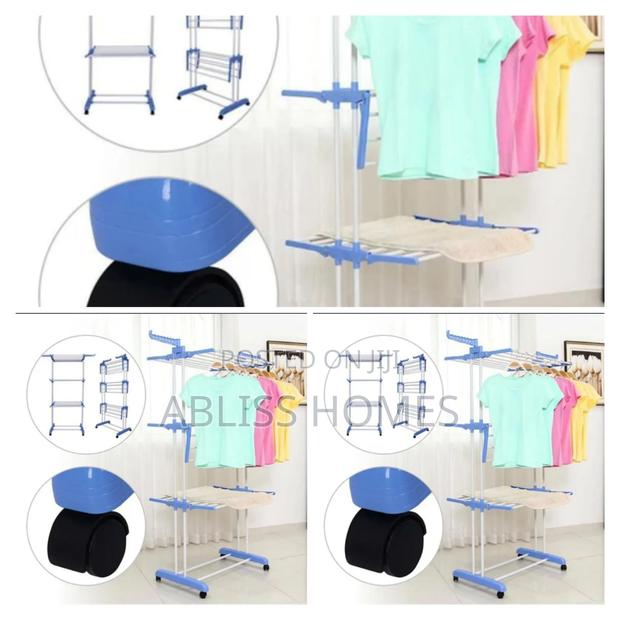 Detachable 50kg 3 Layer Cloth Hanger Rack