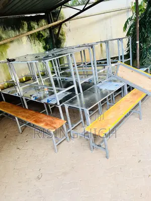School Dining Hall Tables Benches. Stainless Factory