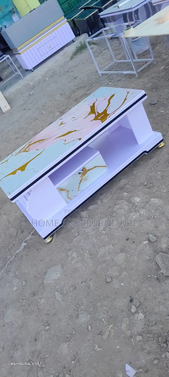 White Marble Coffee Table