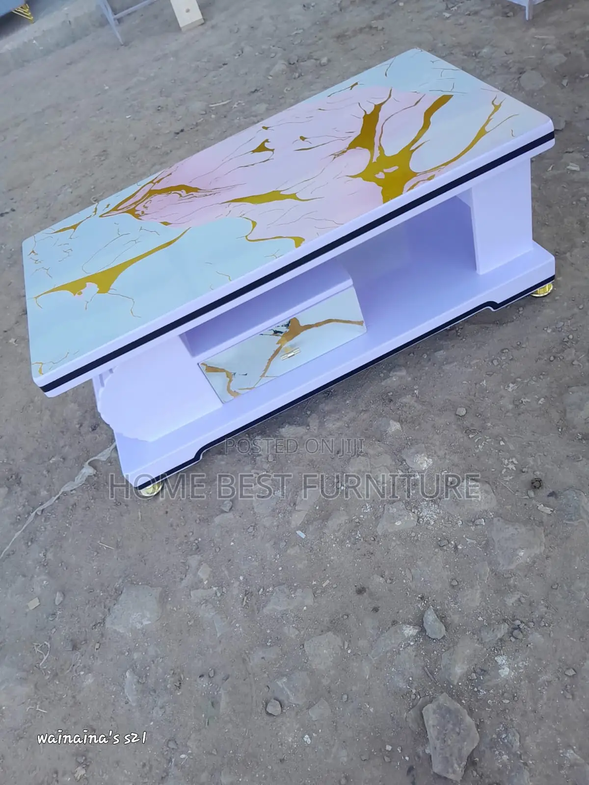 White Marble Coffee Table
