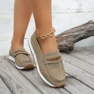 Classy Women Flat Loafers Shoes Soft Sole Black White Grey Blue Brown