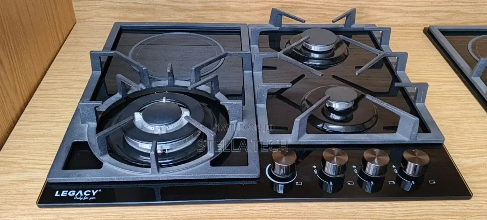 Legacy Hob 3 Gas Burners +1 Infrared Electric With Gas Sensor