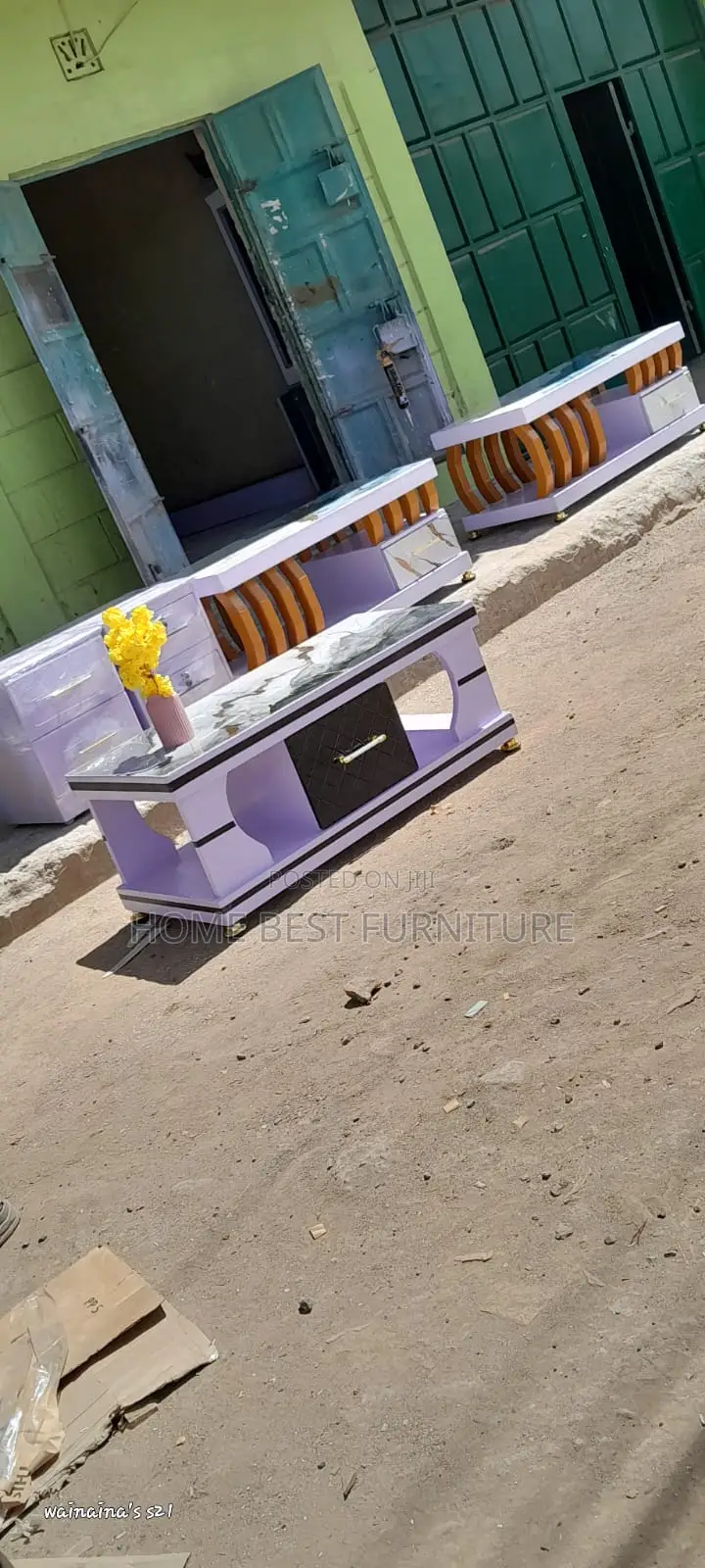 Gold Marble Coffee Table