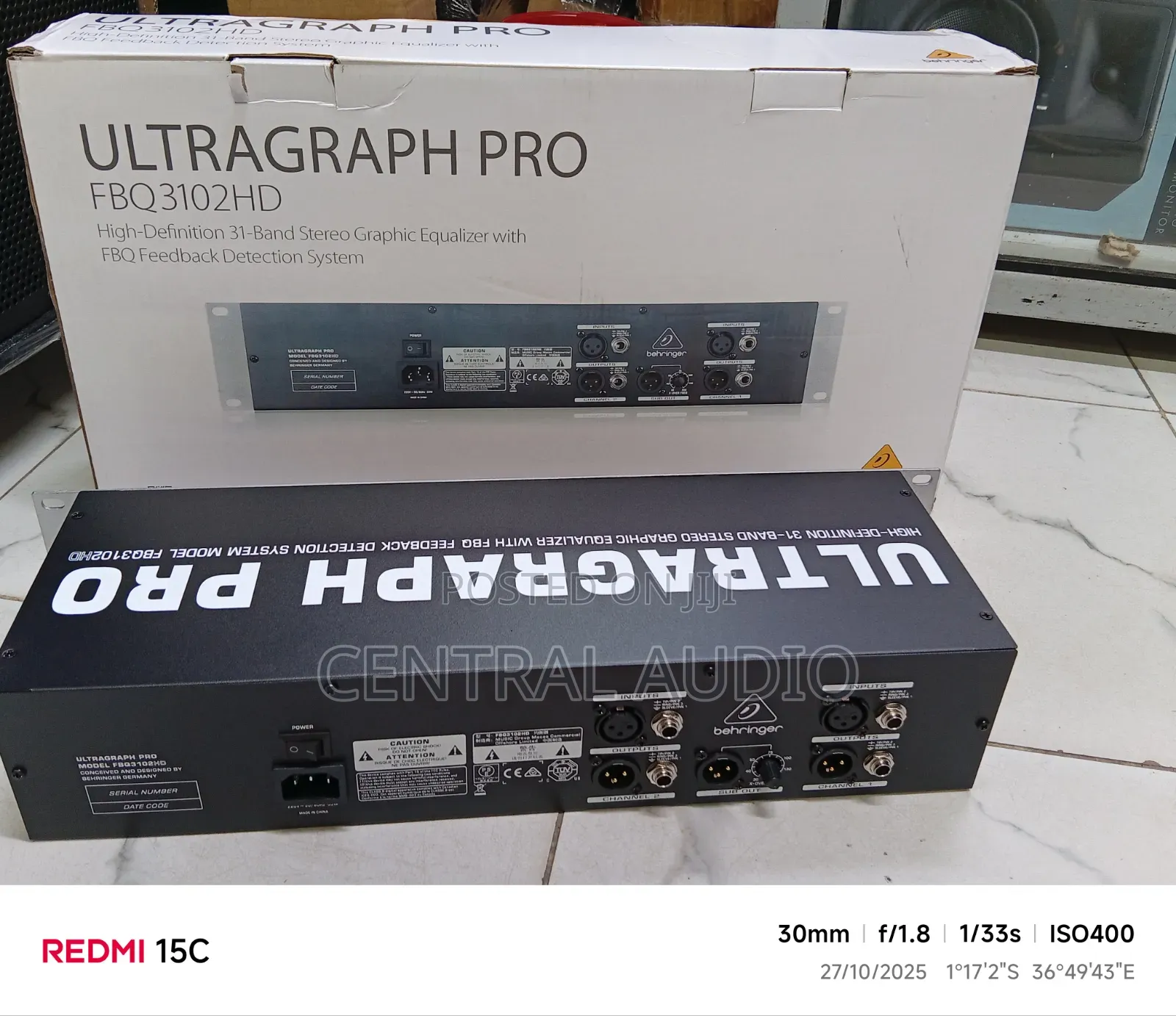 Behringer Fbq3102hd Equaliser