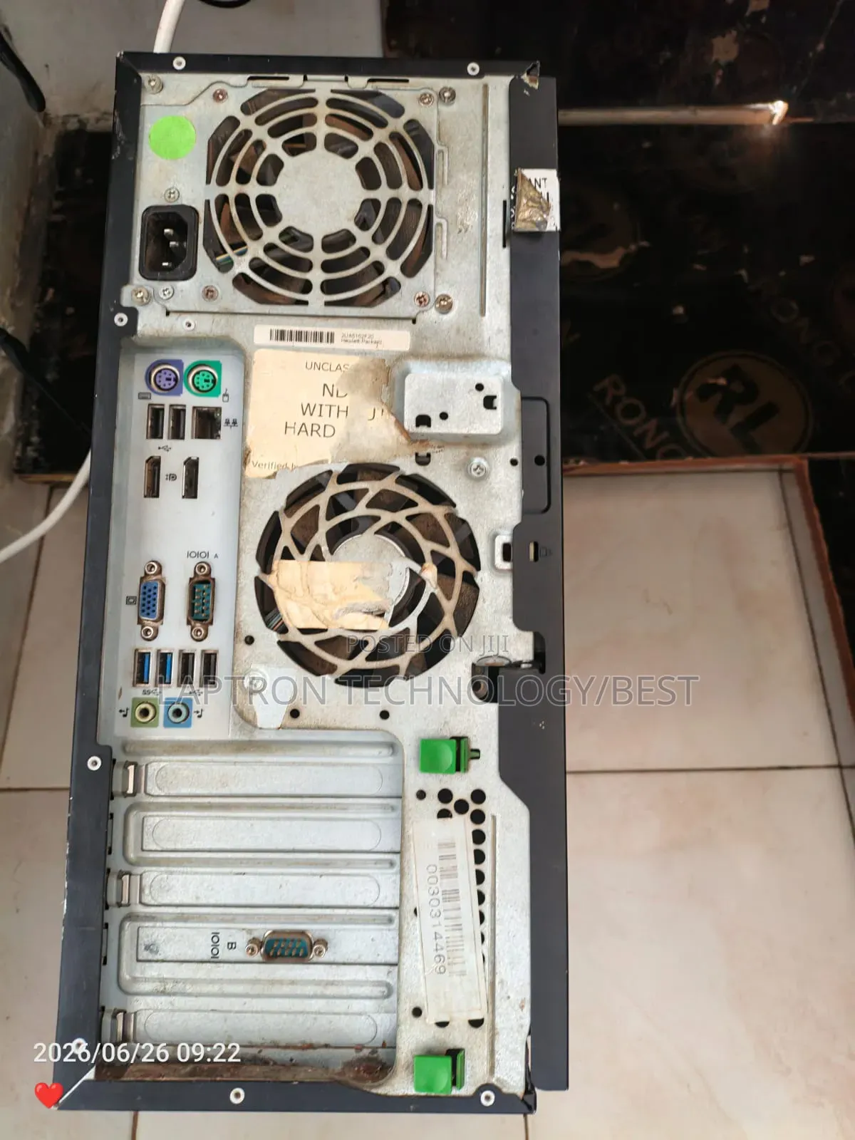 Desktop Computer HP 8GB Intel Core i5 HDD 500GB
