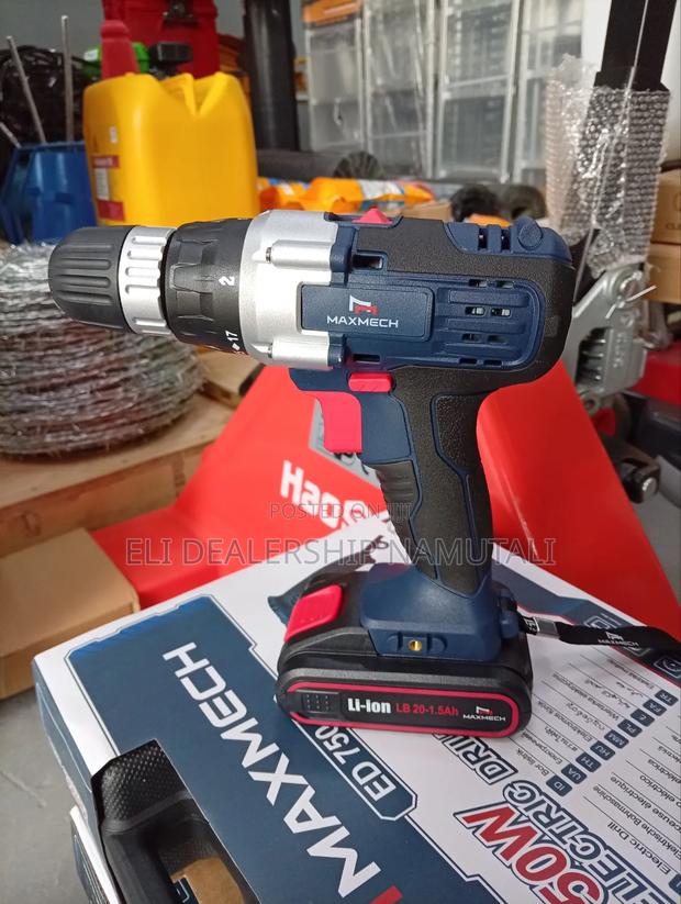 20v Maxmech Rechargeable Cordless Drill/Professional Power Tool - thumbnail 2
