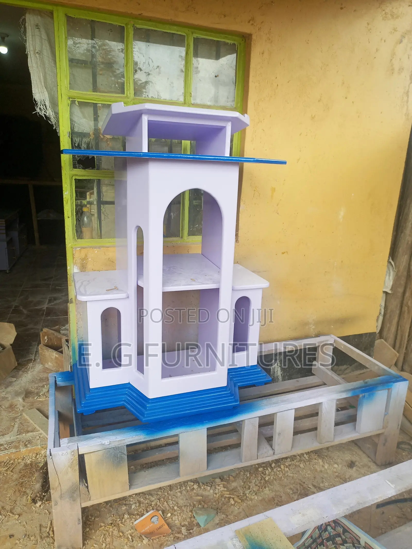 White/ Blue Pulpit