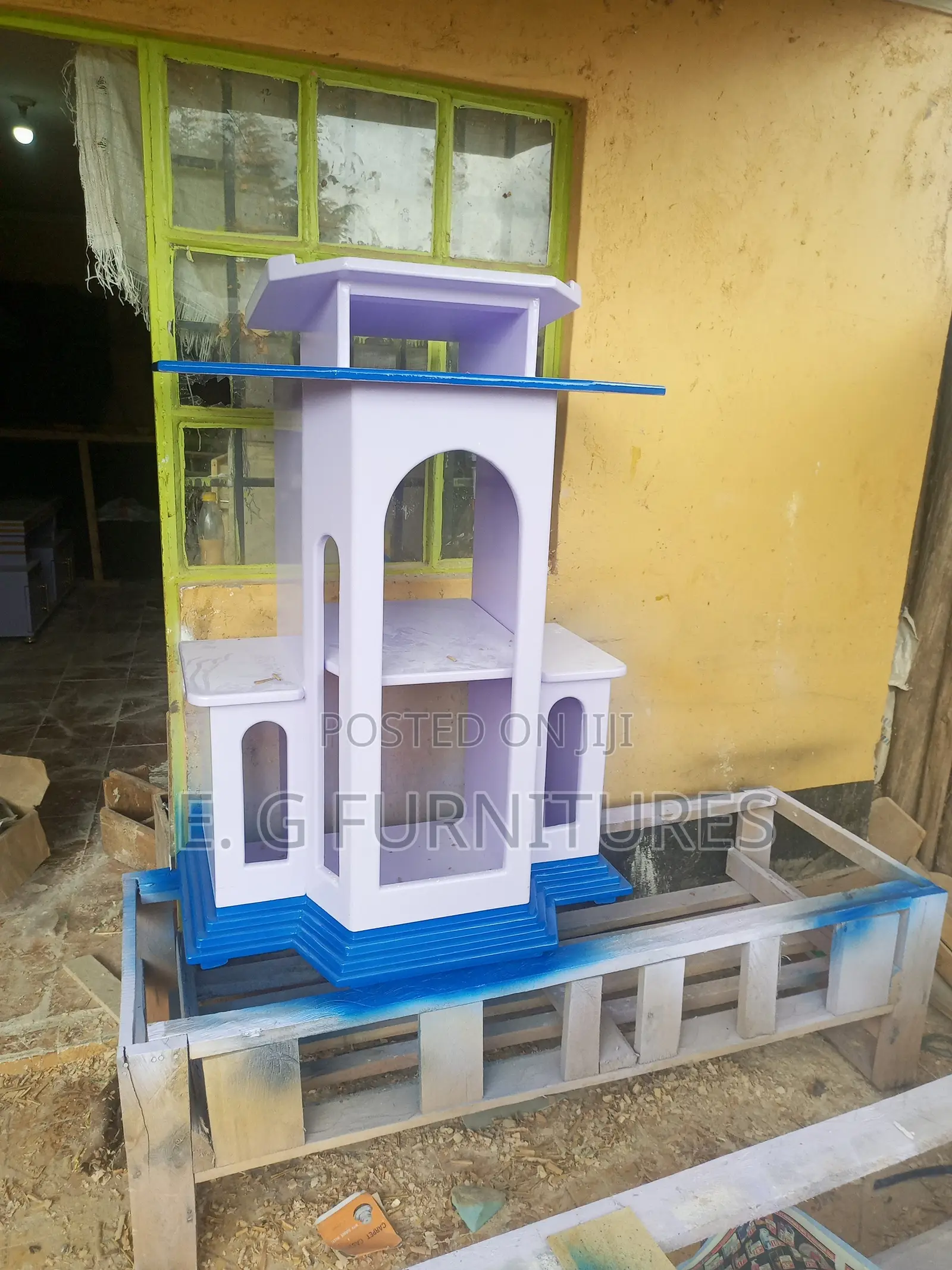 White/ Blue Pulpit