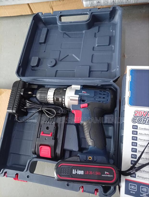Maxmech Cd 20-10 Cordless Drill Set – 17+1 Torque Settings - thumbnail 2