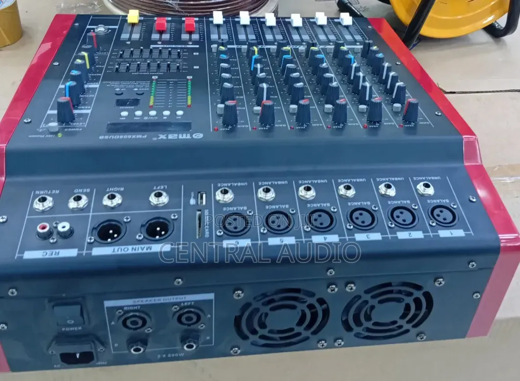 Pmx600 Omax 6channel Mixer With Usb and Bluetooth