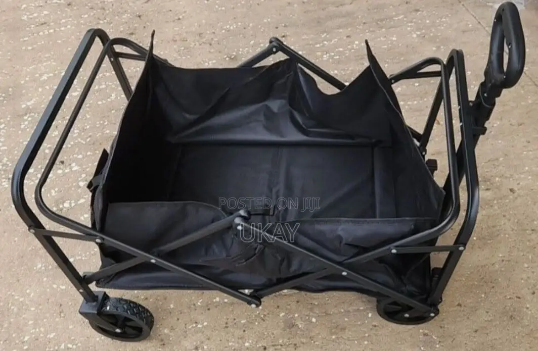 Foldable Shopping Cart, Heavy Duty Collapsible Trolley