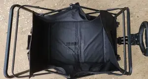 Foldable Shopping Cart, Heavy Duty Collapsible Trolley