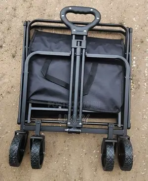 Foldable Shopping Cart, Heavy Duty Collapsible Trolley