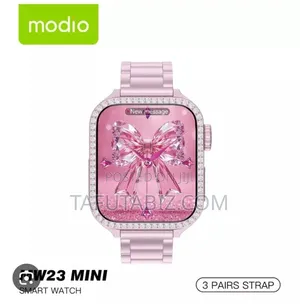 Modio Digital Smart Watch Mw23 Mini With 3 Pairs Strap