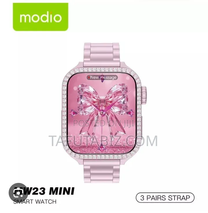 Modio Digital Smart Watch Mw23 Mini With 3 Pairs Strap