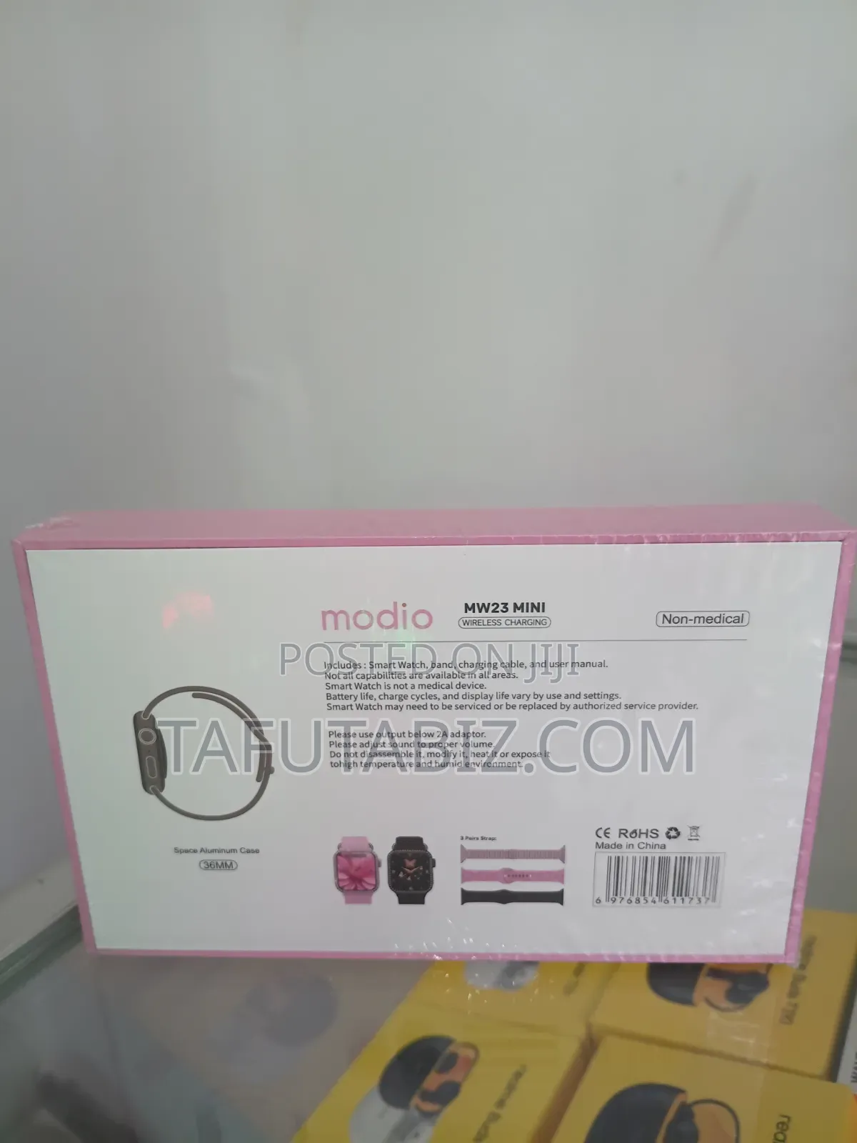 Modio Digital Smart Watch Mw23 Mini With 3 Pairs Strap