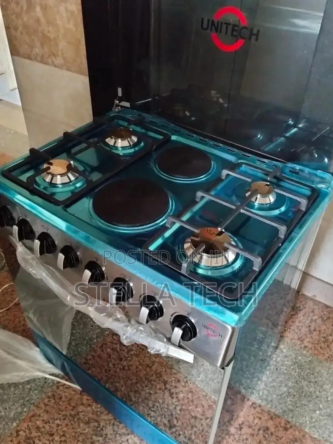 60*90 Unitech 4+2 Freestanding Gas Cooker