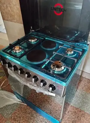 60*90 Unitech 4+2 Freestanding Gas Cooker