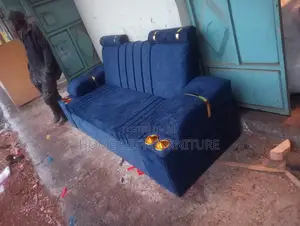 Modern Blue 3 Seater Sofa