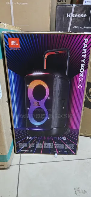 JBL Partybox 520 Portable Battery-Powered Party Speaker 400w