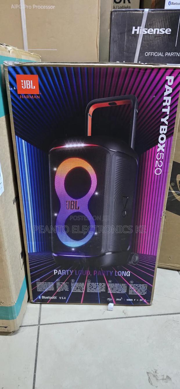 JBL Partybox 520 Portable Battery-Powered Party Speaker 400w - thumbnail 2