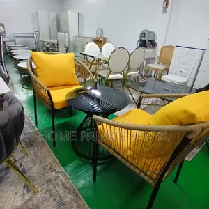 Balcony Set: 3 Piece Wicker Cushioned Lounge Set
