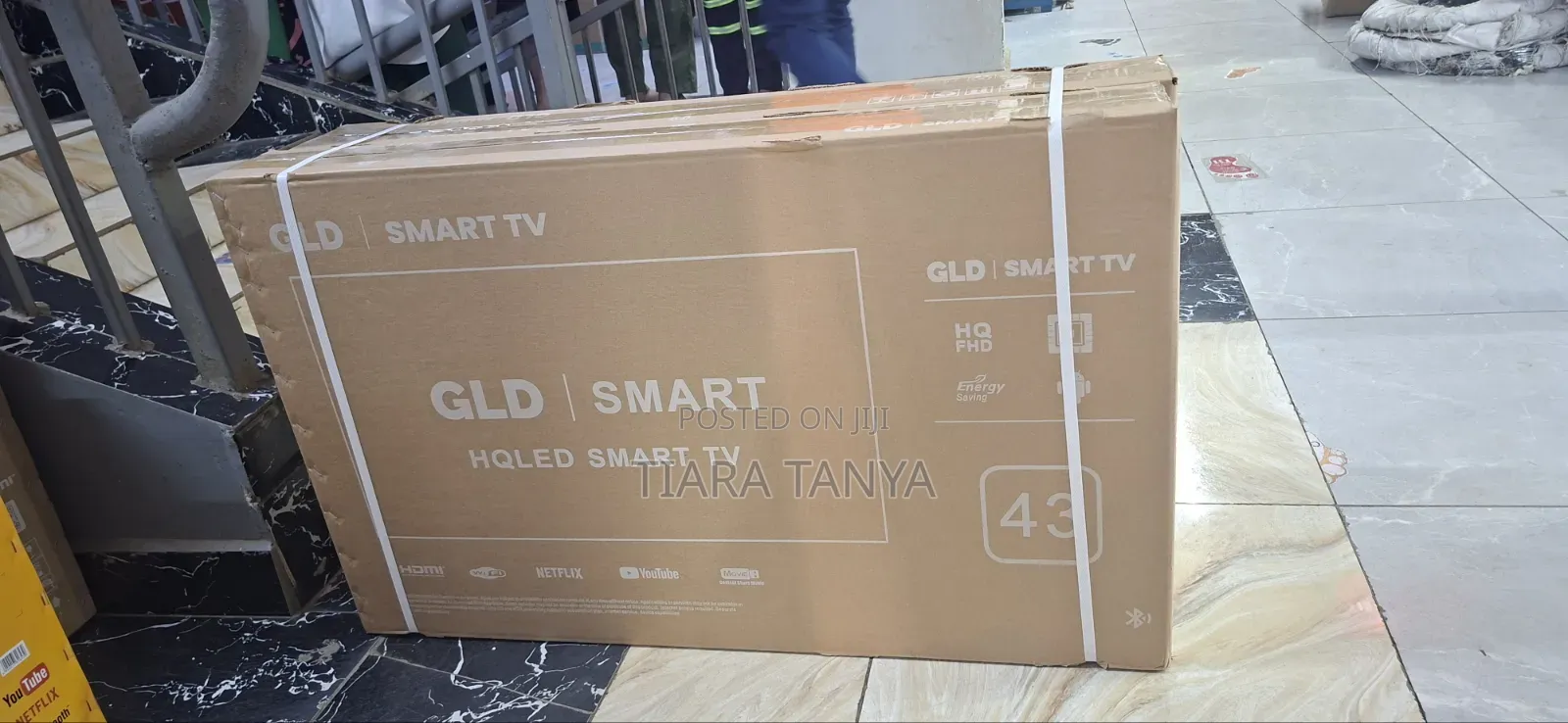 GLD 43 Inch Frameless Smart Qled Television, Full Hd Display, Android