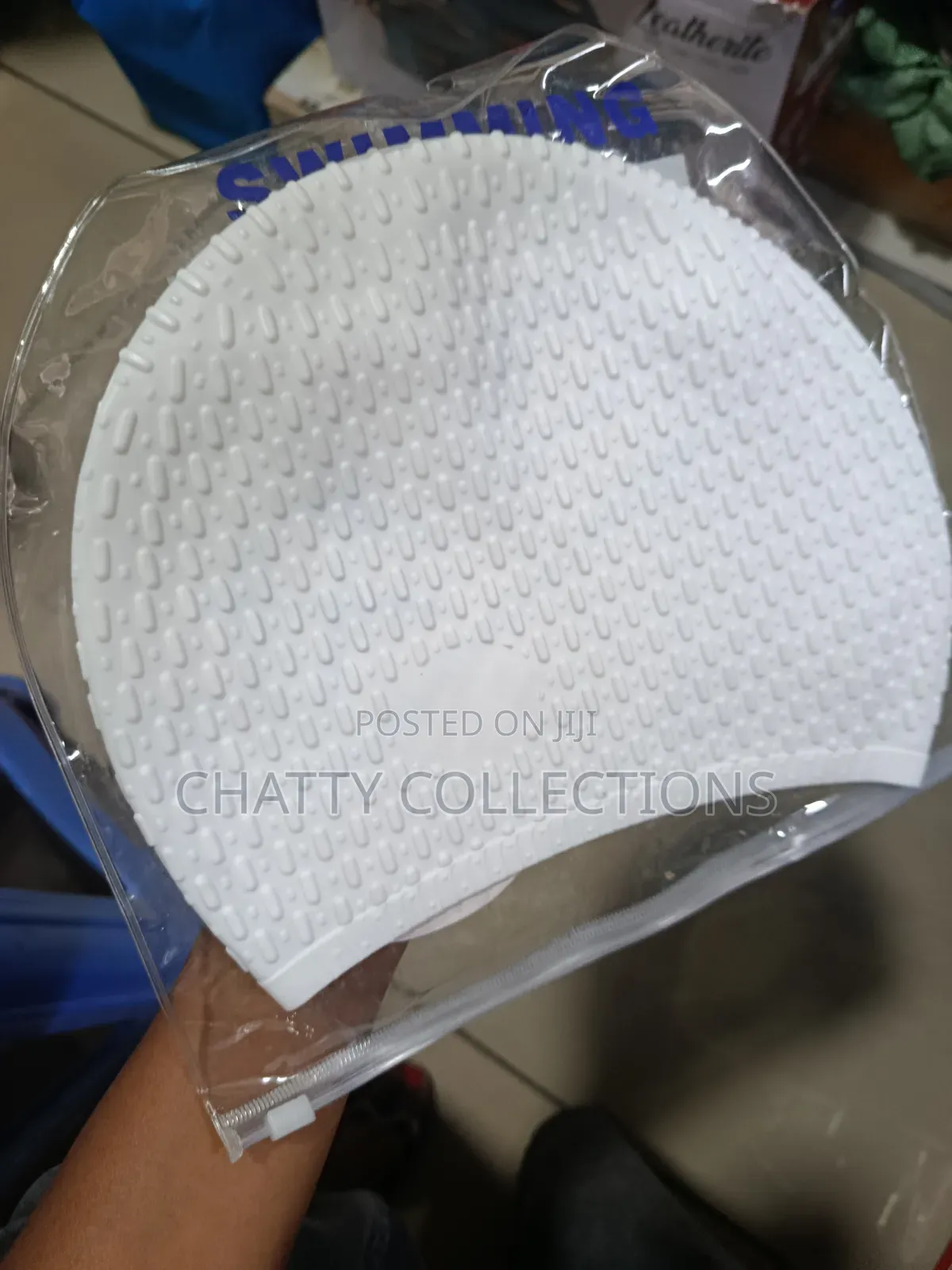 Adult Big Size White Silicone Swimming Ap