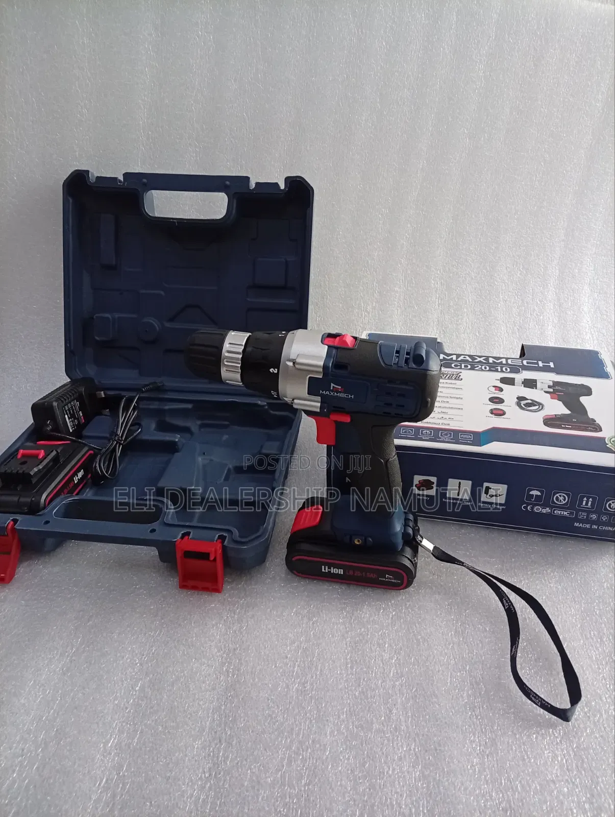 20v Li-Ion Cordless Drill Machine-Durable, Lightweight Powerful