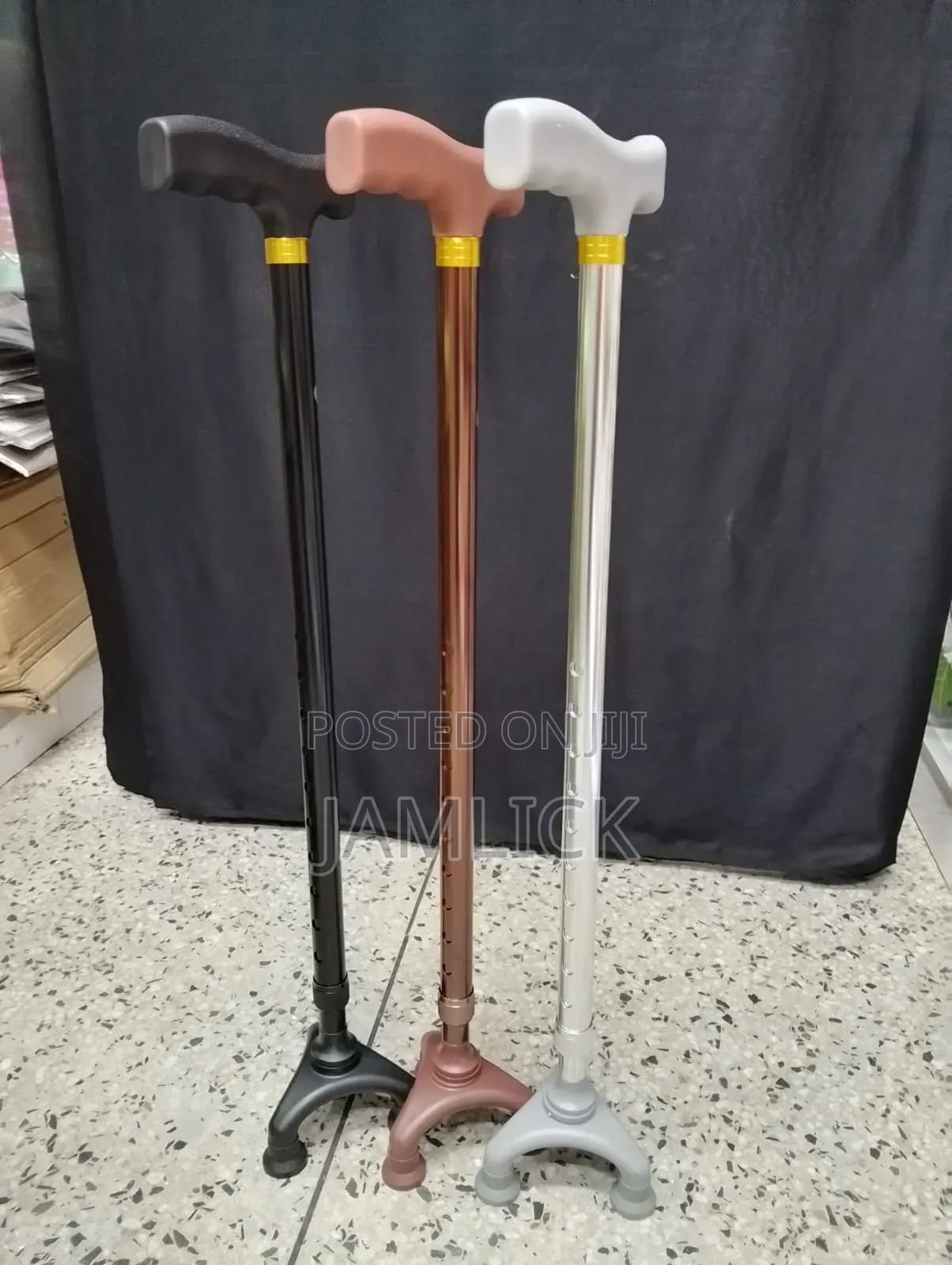 Heavy Duty Tripod Walking Stick - Km