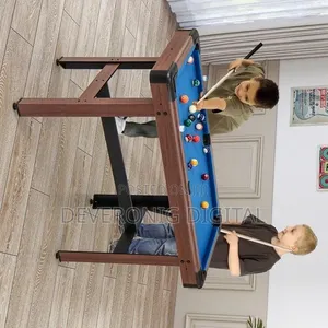 Pool Wooden Game Table With Full Set of Ballsfor Kids and Adults