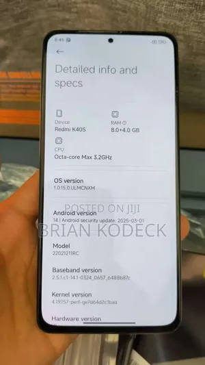 New Xiaomi Redmi K40 Pro 256 GB Blue