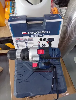Professional 20v Cordless Drill Machine With 2 Batteries Charger