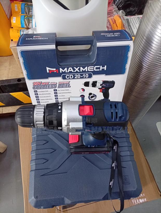 Professional 20v Cordless Drill Machine With 2 Batteries Charger - thumbnail 2