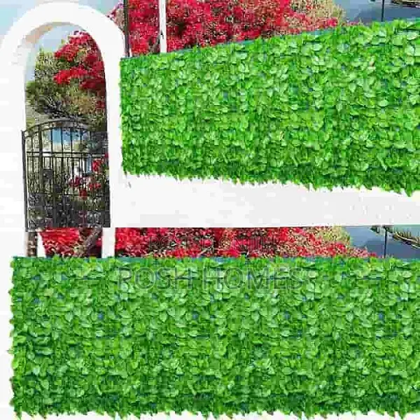 Light Green Artificial Privacy Fence
