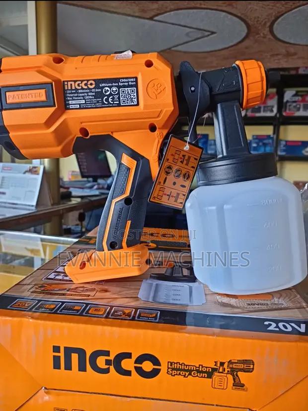 Powerful Ingco Cordless Spray Gun 20v