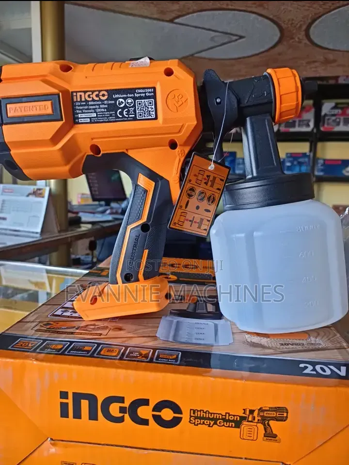 Powerful Ingco Cordless Spray Gun 20v
