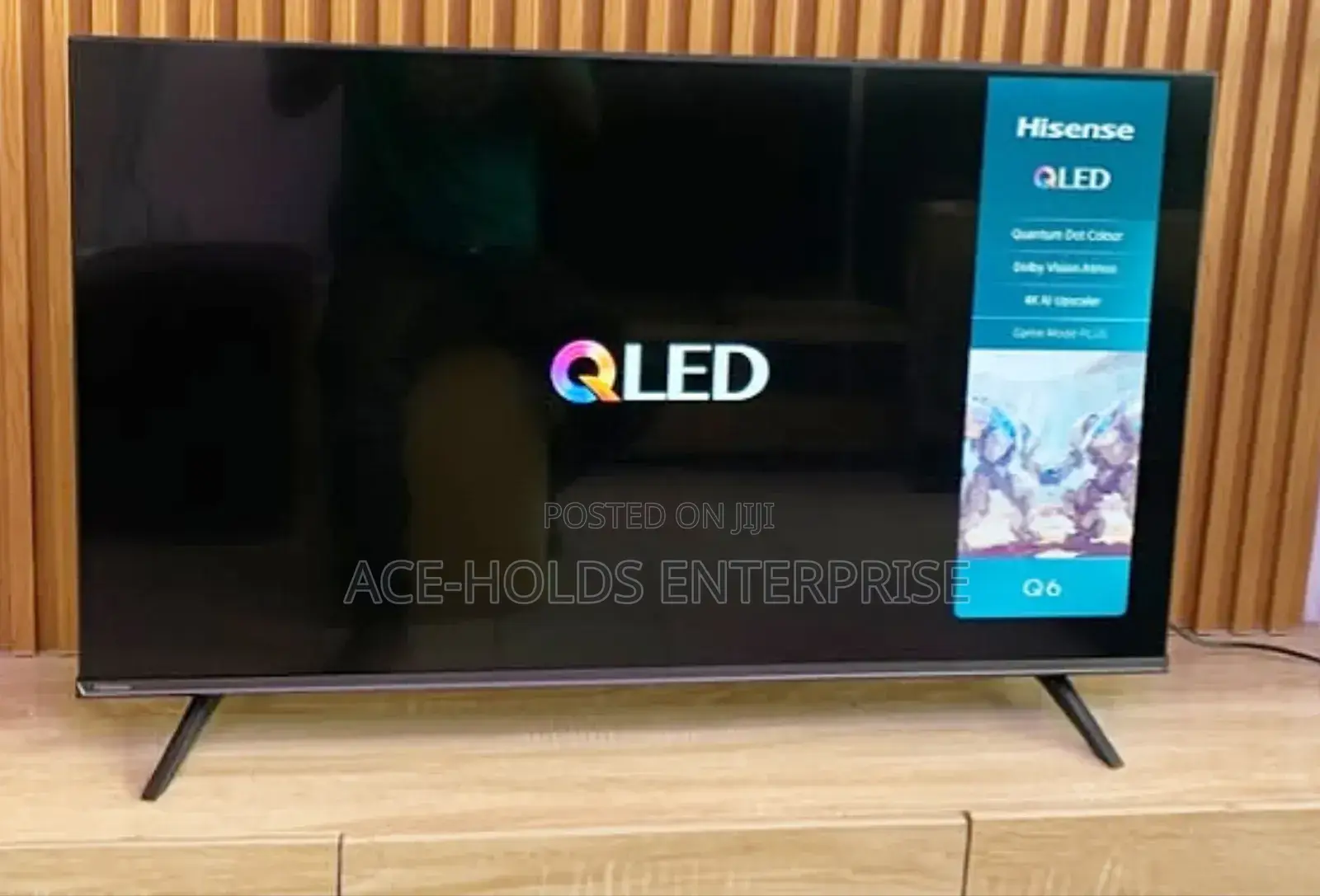 Hisense 43" Qled Vidaa Q6 Series Dolby Vision Atmos- 
