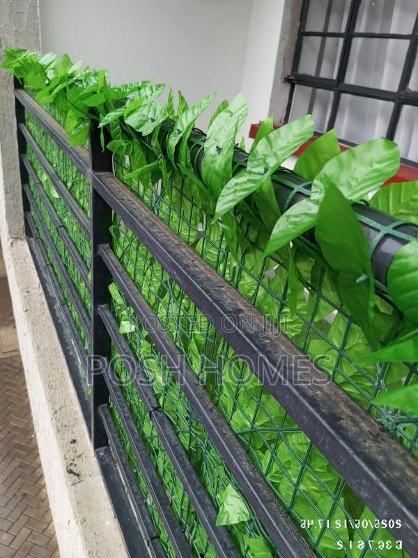 Light Green Artificial Privacy Fence - thumbnail 2