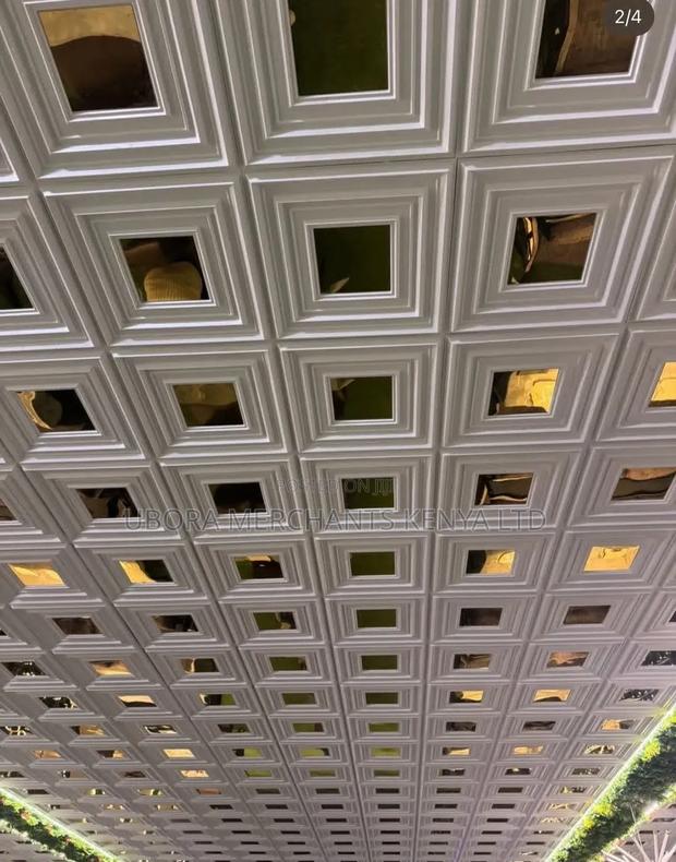 3d Ceiling Panels With Mirror Effect