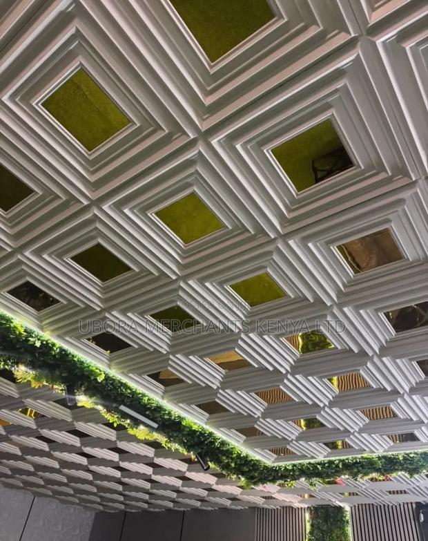 3d Ceiling Panels With Mirror Effect - thumbnail 2