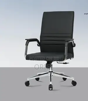 Office Chair : Office Visitor Leather Padded Chair