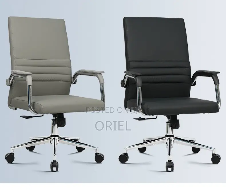 Office Chair : Office Visitor Leather Padded Chair