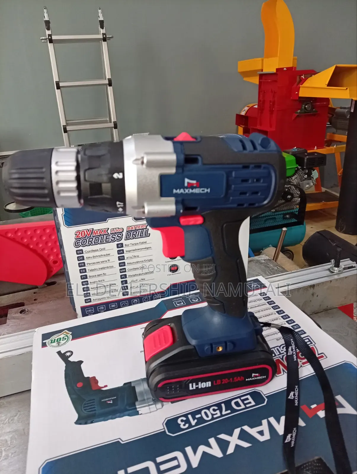 Maxmech Electric Cordless Drill – Dual Battery Power Tool Set