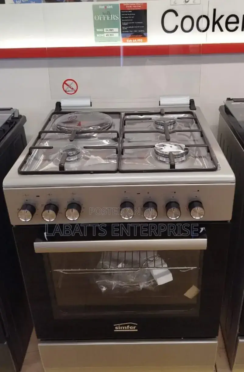 60×60 Von Simfer 3+1 Standing Cooker
