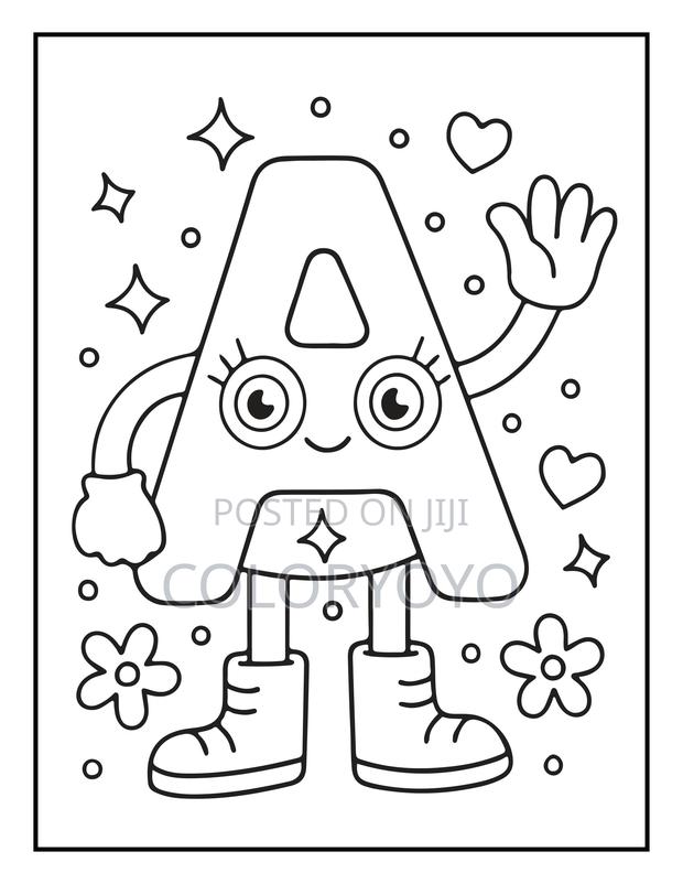 Adorable Abc Alphabet Coloring Book for Kids Printable PDF