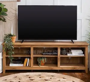 Tv Stand: Mahogany Open Storage Media Unit