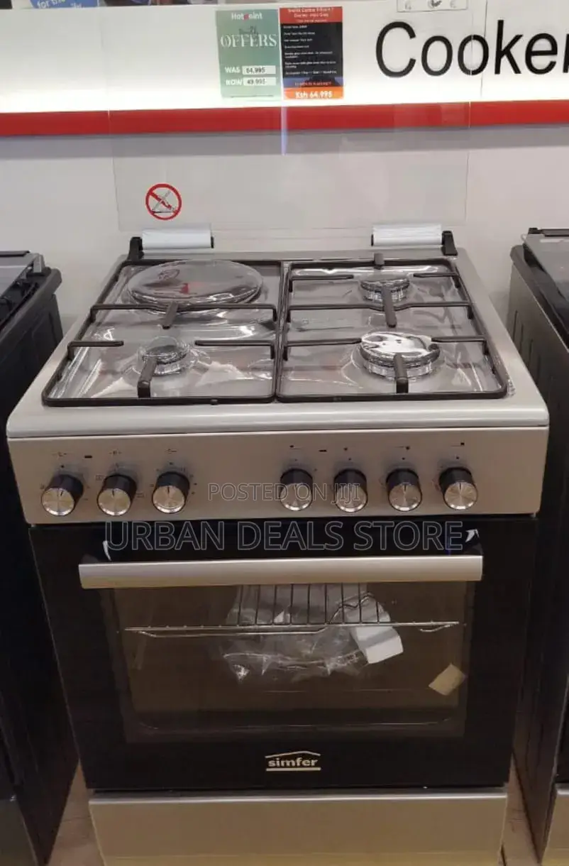 60×60 Von Simfer 3+1 Standing Cooker