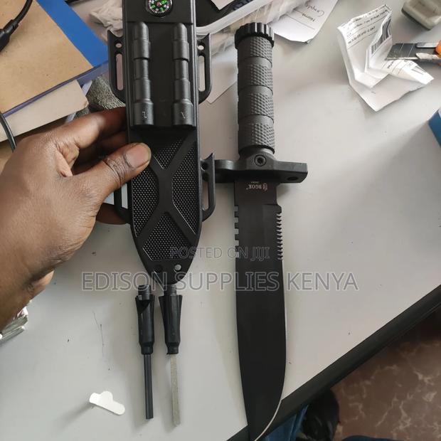 Professional Tactical Survival Knife, Outdoor Camping Kit, - thumbnail 7